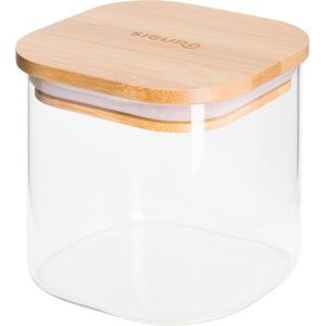 Siguro Bamboo ételtároló doboz, 0, 6 l, 9, 8 x 10 x 10 cm kép