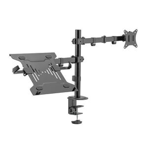 LCD-LM01-2 asztali laptop és monitortartó konzol kép