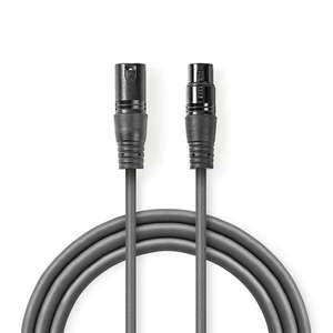 Egyensúlyozott XLR audiokábel | XLR 3 Tűs Dugasz - XLR 3 Tűs Aljz... kép