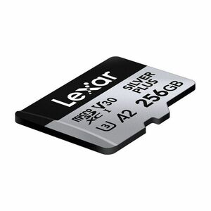 Lexar Professional SILVER PLUS 256 GB MicroSDXC UHS-I Class 3 mem... kép