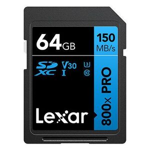 Lexar High-Performance 800xPRO 64 GB SDXC UHS-I Class 10 memóriakártya kép