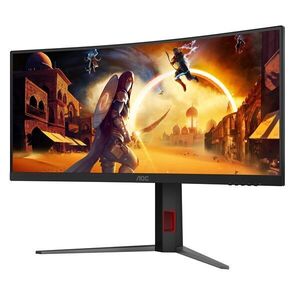 Aoc ívelt gaming 240hz monitor 34" cu34g4z, 3440x1440, 21: 9, ... kép