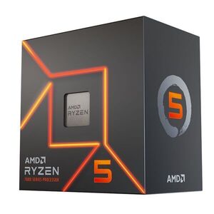 Amd am5 cpu ryzen 5 7600 3.8ghz 38mb cache 100-100001015BOX kép