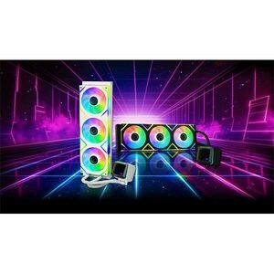 Adata xpg cpu vízhűtés levante ii 360 rgb, 3x12cm, fekete LEVANTE... kép