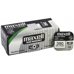 Maxell gombelem, ezüst-oxid, sr1130w, eu mf (389) b 18289101 kép