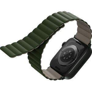 Uniq Revix Reversible Magnetic Apple Watch 41 / 40 / 38 mm - zöld/bézs kép