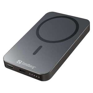 Sandberg Mag Wireless Powerbank 5000 ALU kép