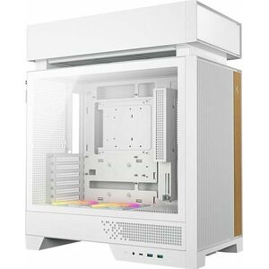 DeepCool Számítógépház - CL660 WH (fehér, 2x120mm A-RGB, ATX, 2xU... kép