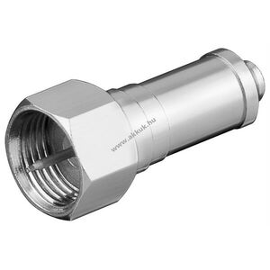 Goobay F végellenállás 75 Ohm DC-blokkal, zink házú kép