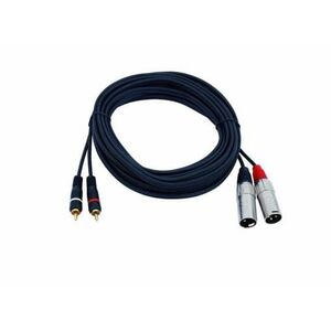 Electronic-Star Cinch XLR kimenő kábelhez, 6 m, DJ, PA kábel, sztereó kép
