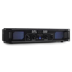 SPL500 DJ/PA erősítő Skytec, 500W, LED, ekvalizér kép