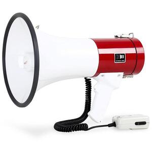 Auna megafon, 80 W, hangszóró, sziréna, 1000 m kép