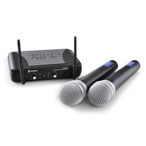 Skytec STWM722 vezeték nélküli mikrofon szett, UHF kézi mic kép