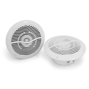 LTC 13 cm-es vízhatlan hangfalpár 160 W teljesítménnyel, fehér kép