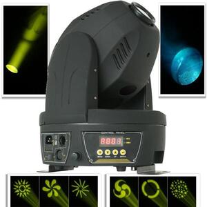 Beamz MHL-60 Spot, 60 W, 12 DMX, LED movinghead kép