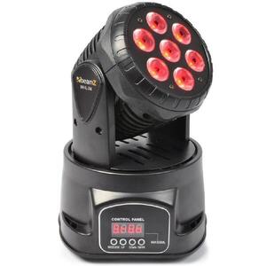 Effektus berendezés Beamz MHL-174, movinghead, mini wash kép