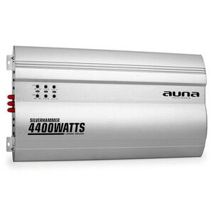 Auna Silverhammer 4-csatornás erősítő autóba, 4400 W, ezüst kép