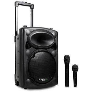 Mobilis PA rendszer Ibiza Port 8 VHF-BT, 200 W RMS, akku, kerekes kép