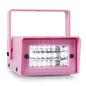 OneConcept Mini Strobe, LED sztroboszkóp, rózsaszín kép
