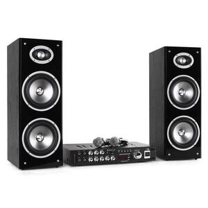 LTC Karaoke Star 3D-BT bluetooth, USB és két mikrofon kép