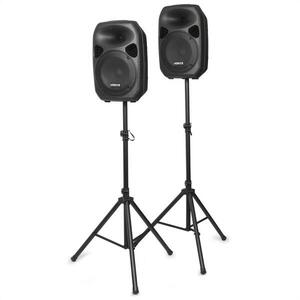 Skytec SPS-122, 700 W, aktív hangfal- és állványszett, AUX kép