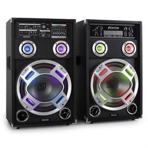 Skytec KA-12 aktív karaoke PA hangfal szett, USB, SD, AUX kép
