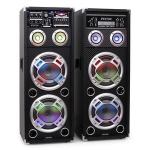 Skytec KA-28 aktív karaoke PA hangfal szett, USB, SD, AUX kép