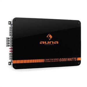 Auna Dark Star 6000, 600 W RMS, 6 csatornás végfokerősítő kép