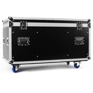 FrontStage hordozható Flightcase szekrény, 118 x 61 x 58cm, kerekekkel kép