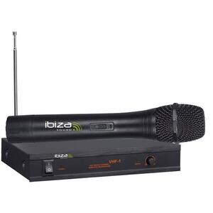 Ibiza VHF-1A wireless mikrofon rendszer, nagy frekvencia terjedelem, 90dB kép