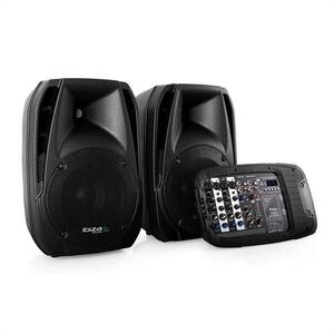Ibiza Combo210 PA hangfalpár, USB, SD, 300W RMS, AUX kép