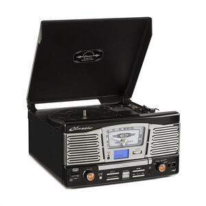 Trevi TT 1065, retro sztereó rendszer beépített hangszórókkal, CD, USB, SD, MP3 kép