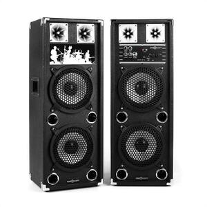 OneConcept BSX-28A, 60 W, USB, microSD, PA hangfal, fekete kép