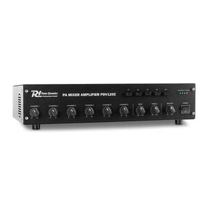 Power Dynamics PDV120Z, 120 W, 6-csatornás PA erősítő kép