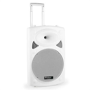 Ibiza Port15VHF-BT-WH, 38 cm (15"), 450 W, PA hangfal, USB, SD, AUX, bluetooth kép