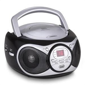 Trevi CD 512, CD lejátszó, MP3, AM/AM rádió, AUX, fekete kép