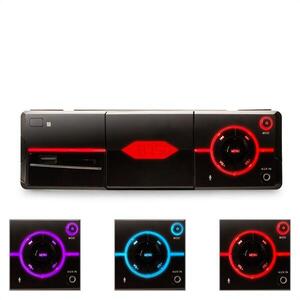 Auna MD-640 autórádió, bluetooth, SD, USB, tartó okostelefonhoz, fekete kép