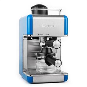 Klarstein oneConcept Sagrada Azzuro, 800 W, 3, 5 bar, 4 csésze, presszógép, rozsdamentes acél kép