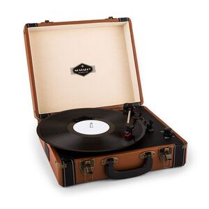 Auna Jerry Lee Retro lemezjátszó LP USB barna kép