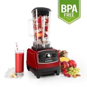 Klarstein Herakles-2G-R, 1500 W, 2 liter, asztali mixer, smoothie, BPA nélkül kép