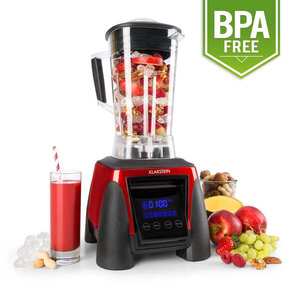 Klarstein Herakles-8G-R, 1800 W, 2 liter, asztali mixer, piros, smoothie, BPA nélkül kép