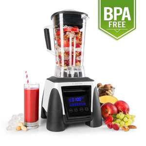 Klarstein Herakles-8G-B, 1800 W, 2 liter, asztali mixer, fehér, zöld smoothie, BPA nélkül kép