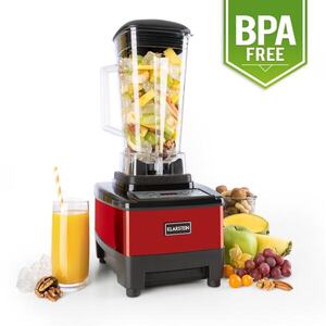 Klarstein Herakles-4G-E, 1500 W, 2 liter, asztali mixer, piros, zöld smoothie, BPA nélkül kép