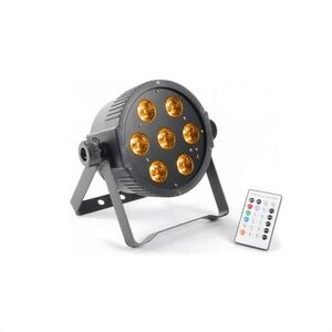 Beamz FlarPAR, 7 x 15 W, 5 az 1-ben RGBAW-LED, DMX IR, távirányító mellékelve kép