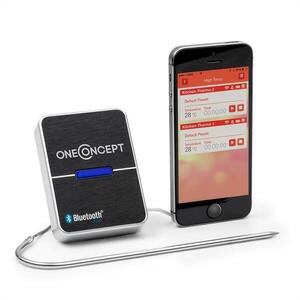 OneConcept Meatmaster, bluetooth 4.0, hőmérő sütéshez és grillezéshez, érzékelő kép