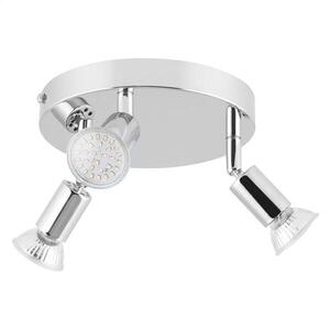 Lightcraft Kvalfoss 3, 3 x 3 W, 250 lm, pontlámpa, LED, forgatható, dönthető, króm, A+ osztály kép