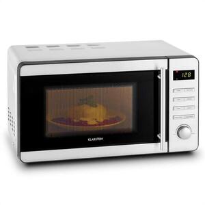 Klarstein Stella Prima mikrohullámú sütő, 1800 W, 20 l, grillezés, kiolvasztás, rozsdamentes acél kép