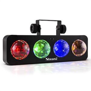 Beamz DJ Bank BX LED fényeffekt, 4 x RGBA-LED, távirányító, fekete kép