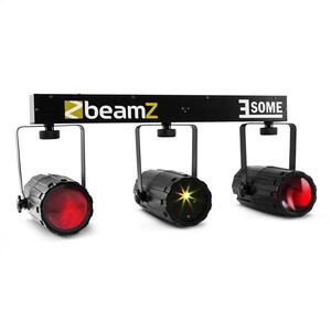 Beamz 3-Some RGBW-LED fény szett, multipont lézer mikrofon kép