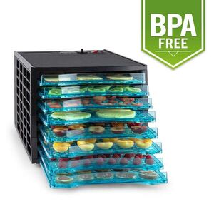 Klarstein Fruit Jerky 8, fekete, 650 W, szárítógép, dehidrátor, 8 emelet kép